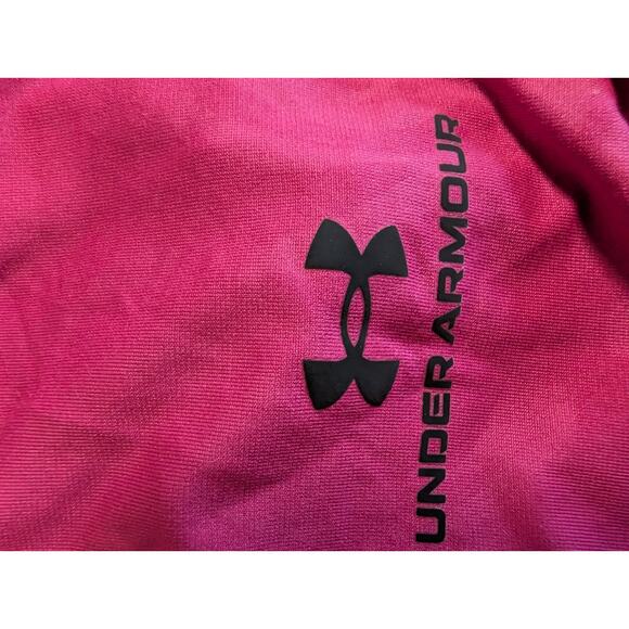 Women's UA Shirt Under Armour Vanish Energy Emboss Pink Size Small Crop Top Rush - Picture 9 of 16